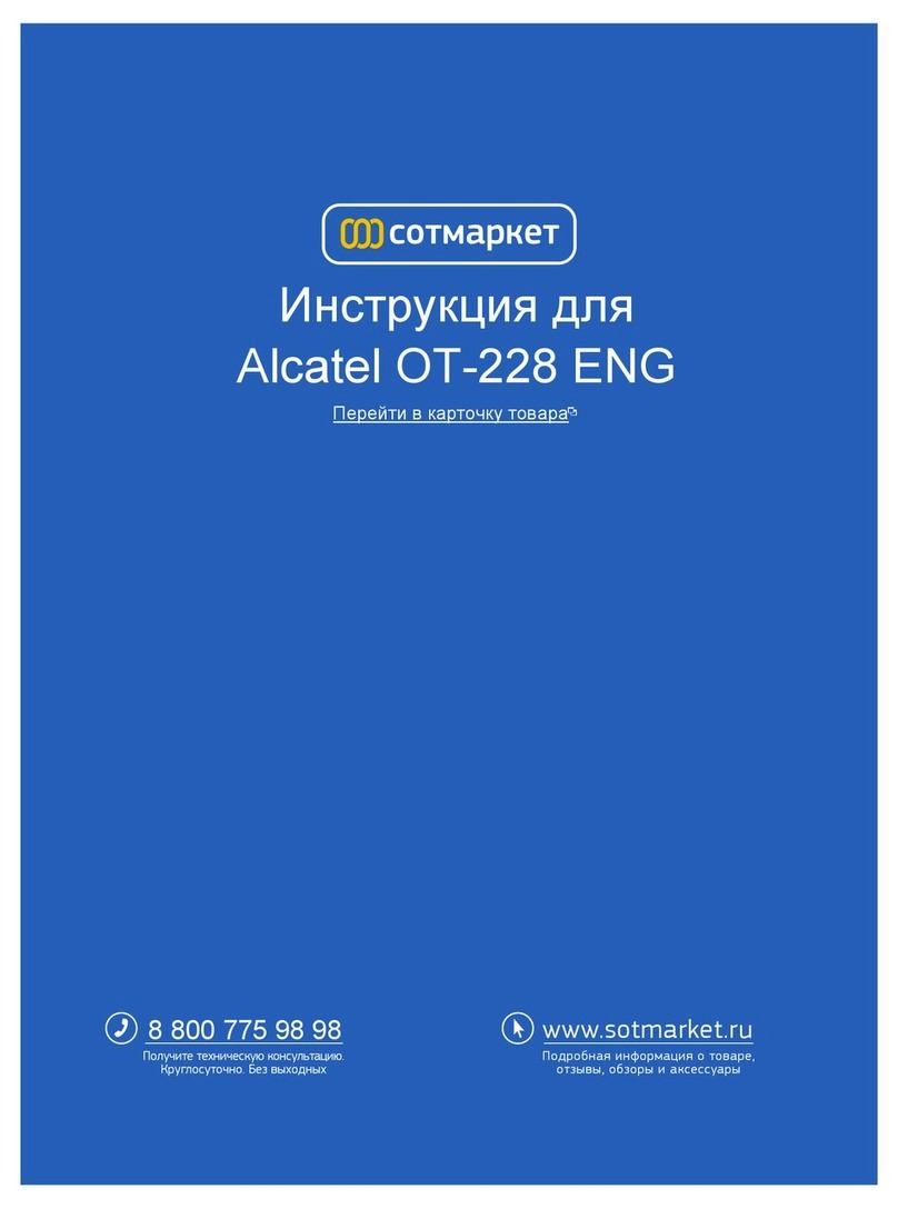 Alcatel onetouch 117 user guide