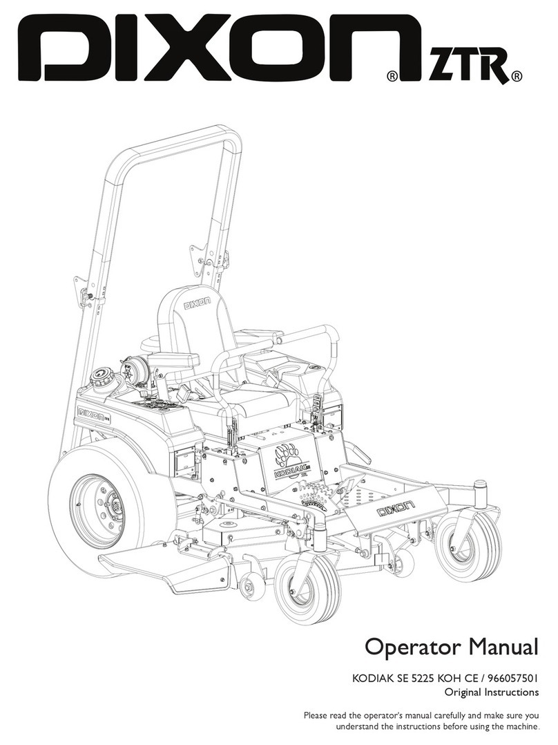 Dixon Kodiak SE 5225 KOH CE Operator's manual Dixon Kodiak SE 5225 KOH CE Operator's manual