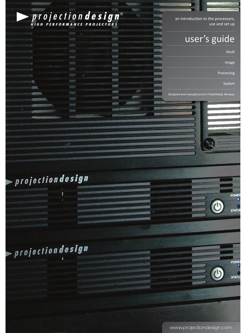 Projectiondesign WB2560 user guide