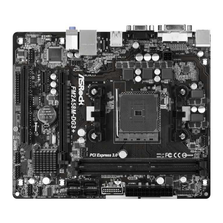 ASROCK FM2A58M-DG3+ User manual ASROCK FM2A58M-DG3+ User manual