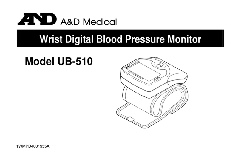 A&D UB-510 User manual