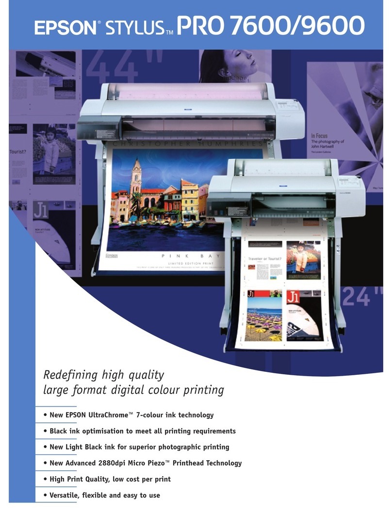 Epson Stylus PRO 9600 User manual