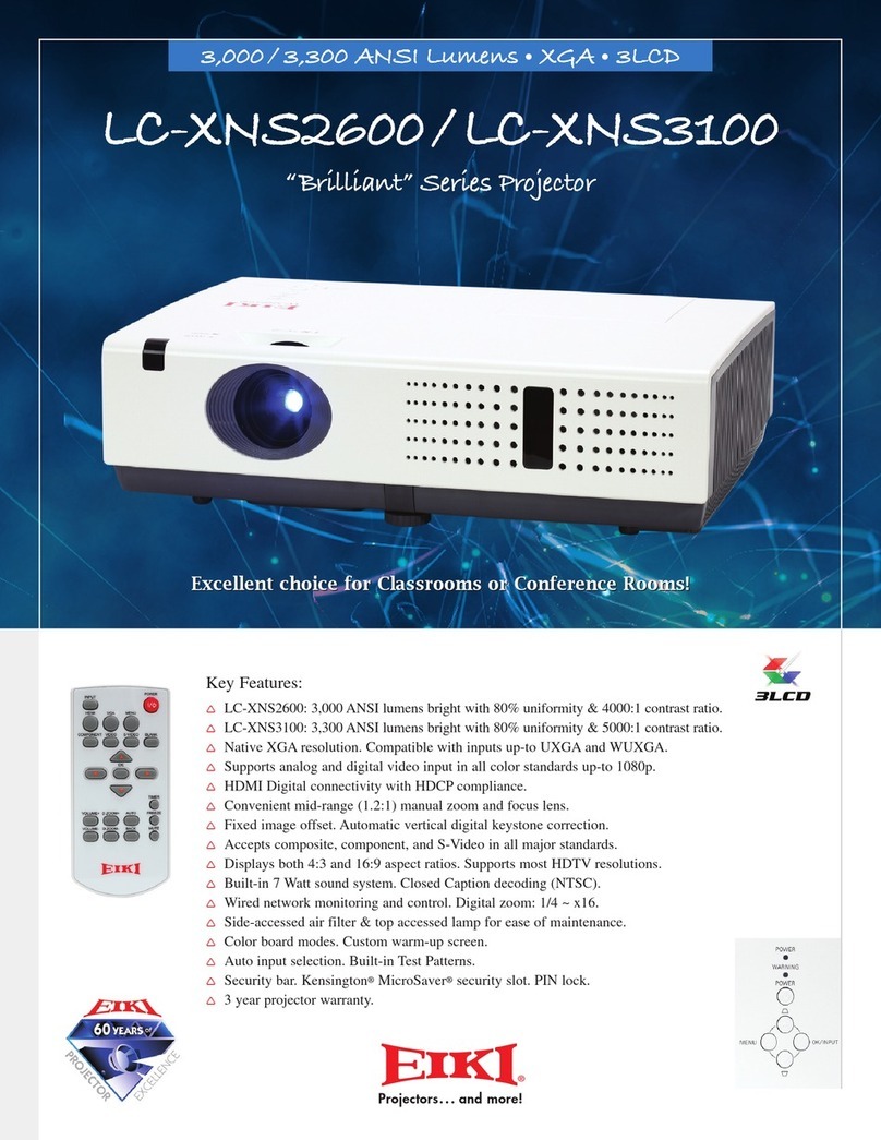 Eiki LC-XNS2600 Specifications