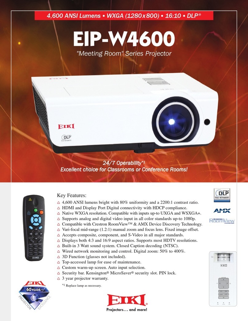 Eiki EIP-W4600 User manual