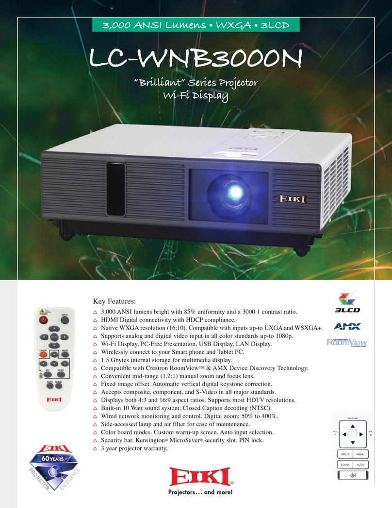 Eiki LC-WNB3000N User manual