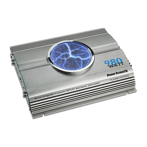 PowerAcoustik Plasma Sphere TS620-2 owner's manual