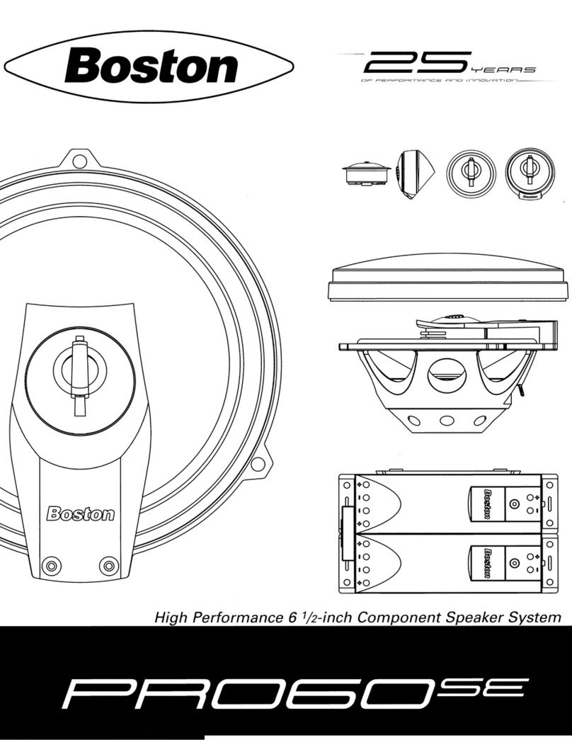 Boston Pro60 SE instructions
