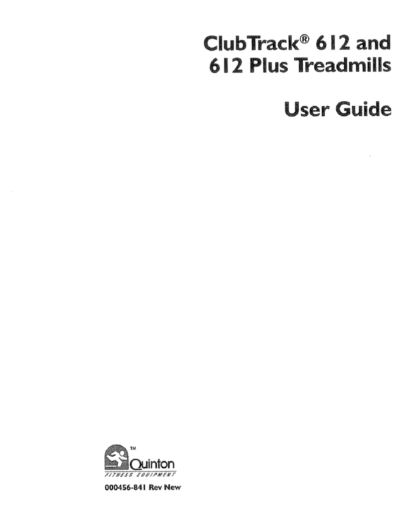 Quinton ClubTrack 612 User manual
