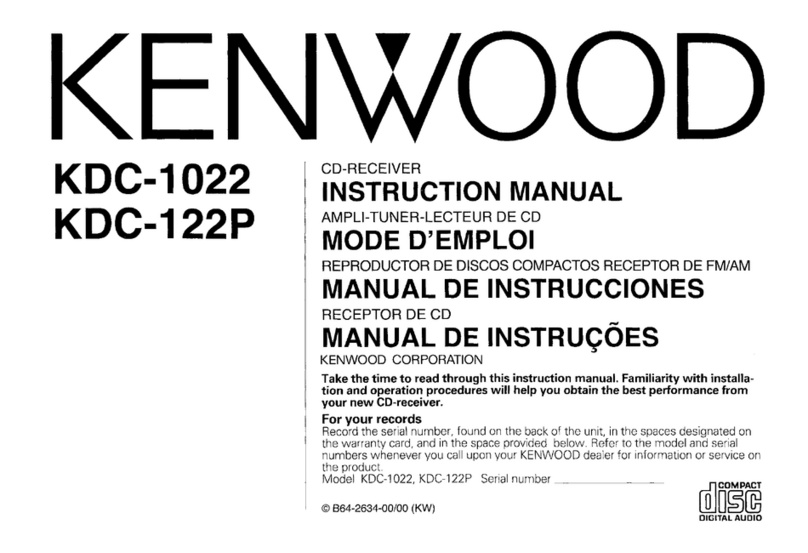 Kenwood KDC-1022 User manual