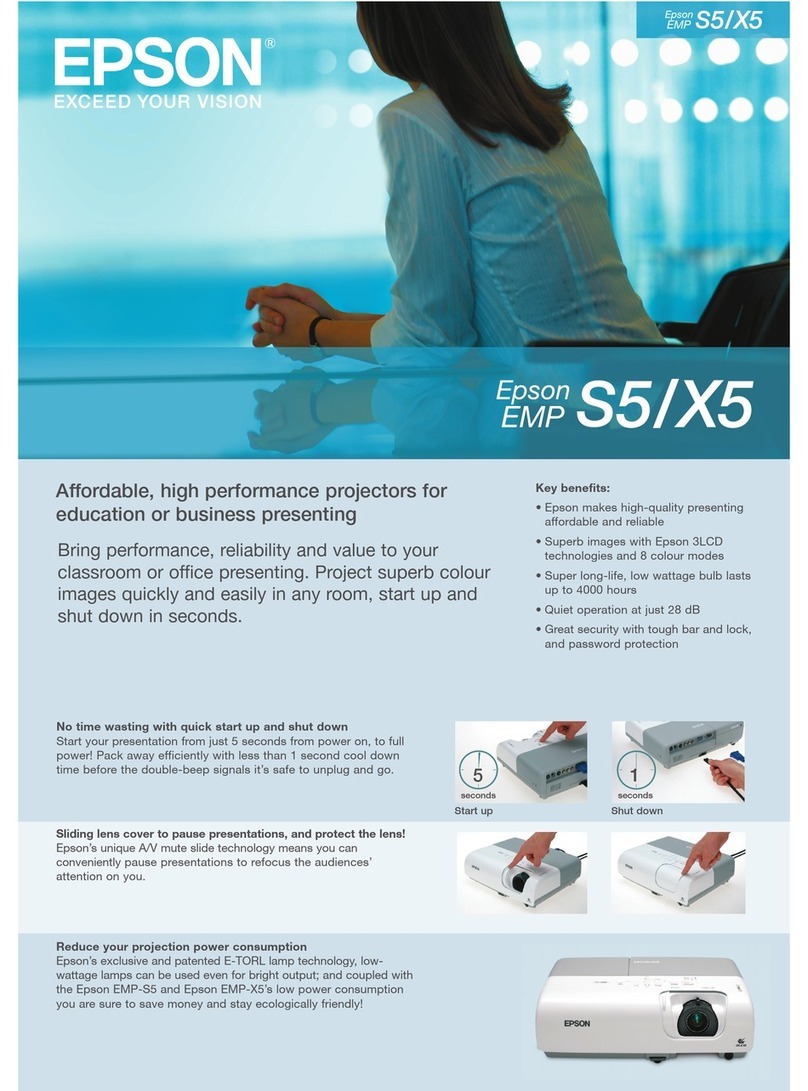 Epson EMP-S5 User manual