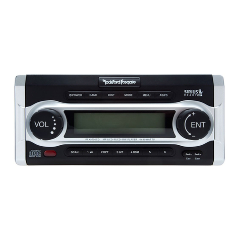 Rockford Fosgate RFX9700CD User manual