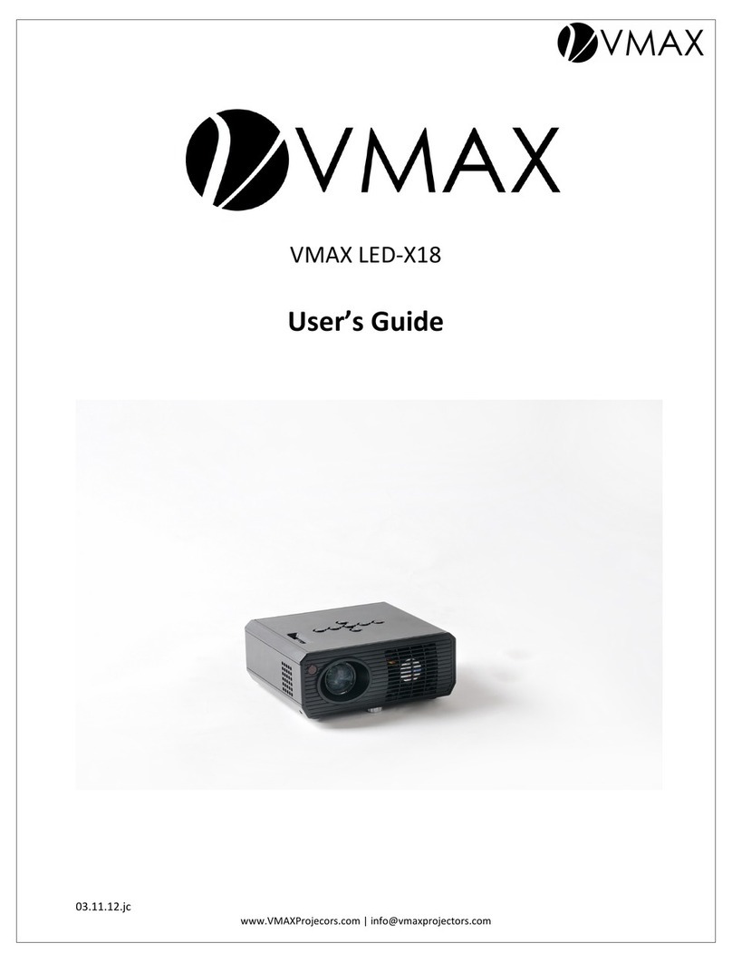 V-max LED-X18 user guide