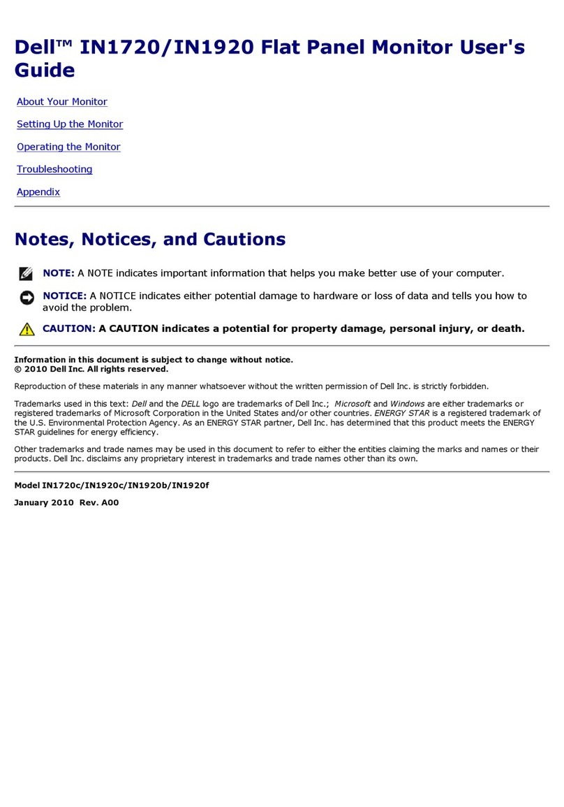 Dell IN1720 User manual