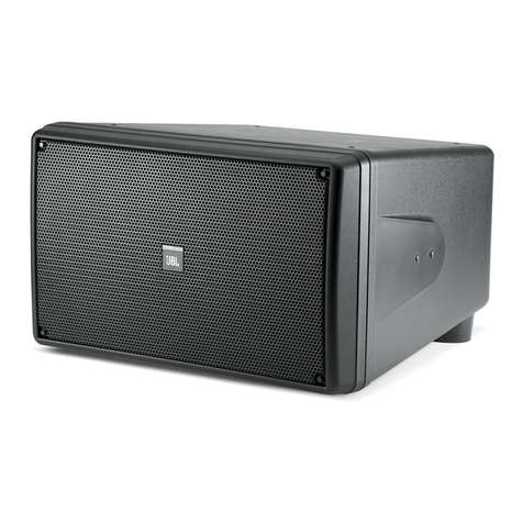 JBL Control SB210 User manual JBL Control SB210 User manual