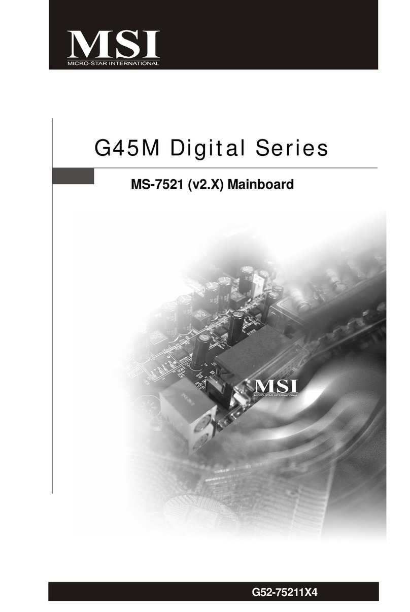 MSI MS-7521 (v2.X) User manual