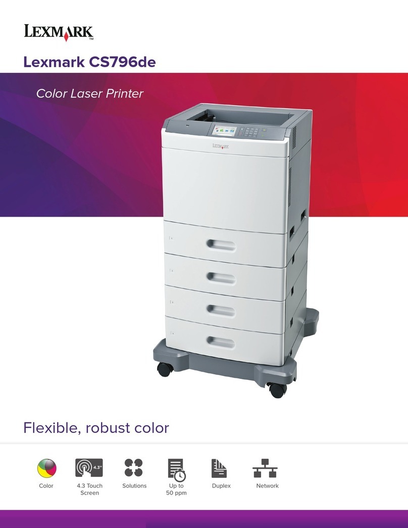 Lexmark CS796de User manual
