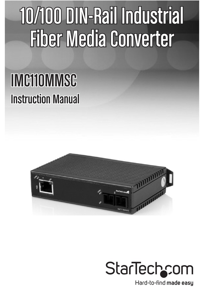 StarTech.com IMC110MMSC instruction manual