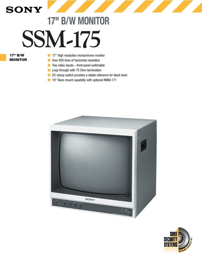 Sony SSM-175 User manual