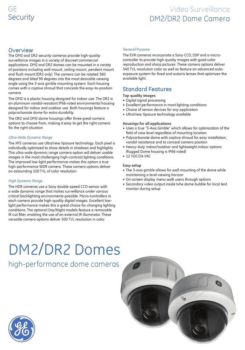 GE Security DM2 User manual GE Security DM2 User manual