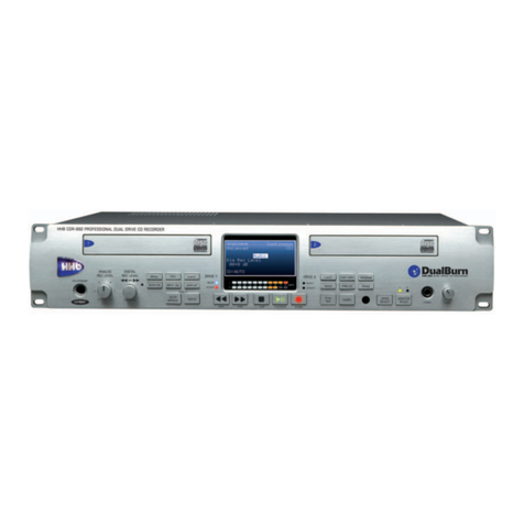 HHB DualBurn CDR-882 Technical specifications