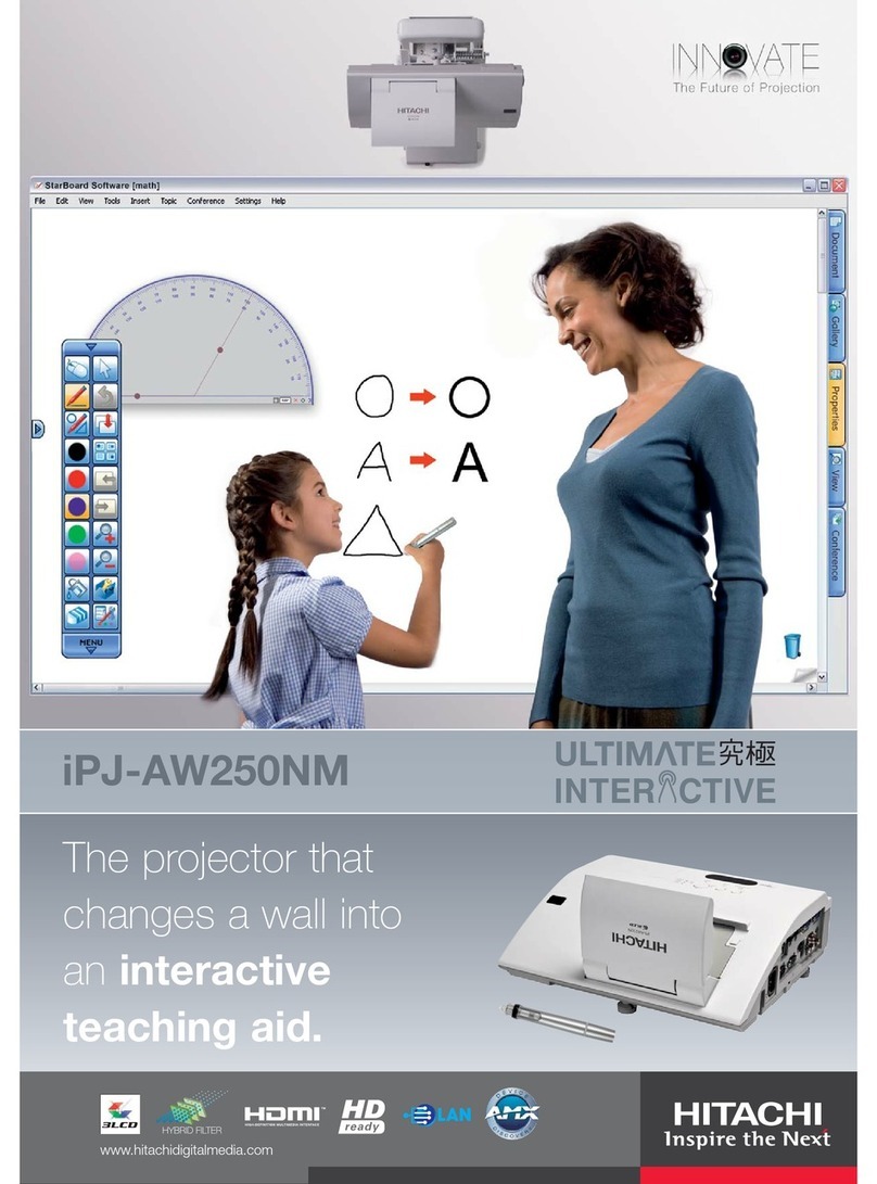 Hitachi Innovate iPJ-AW250NM brochure