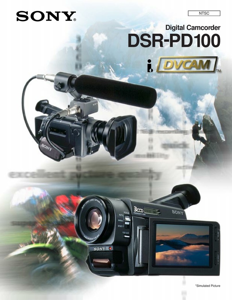 Sony DVCAM DSR-PD100 Brochure & specs
