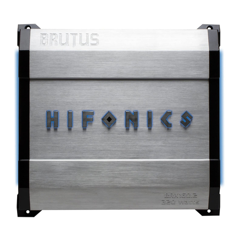 Hifonics BRUTUS BRX160.2 user guide