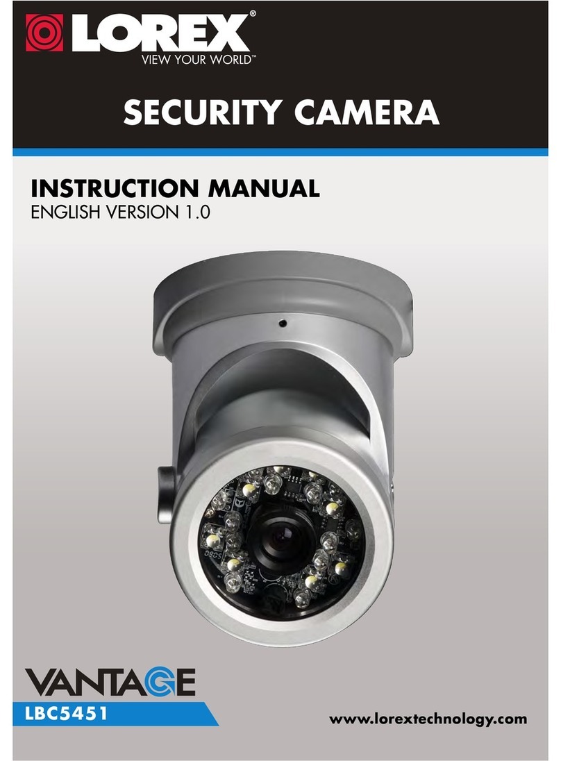 Lorex VANTAGE LBC5451 instruction manual