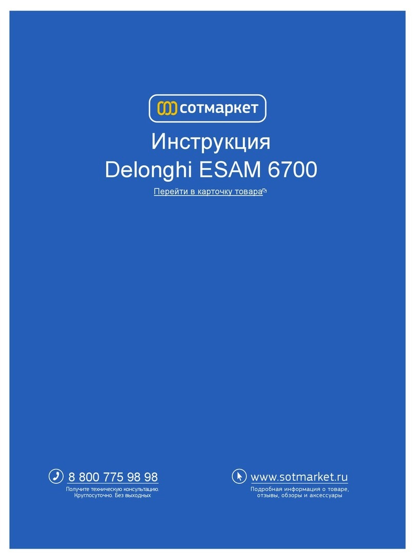 DeLonghi WSAM 6700 Instructions for use