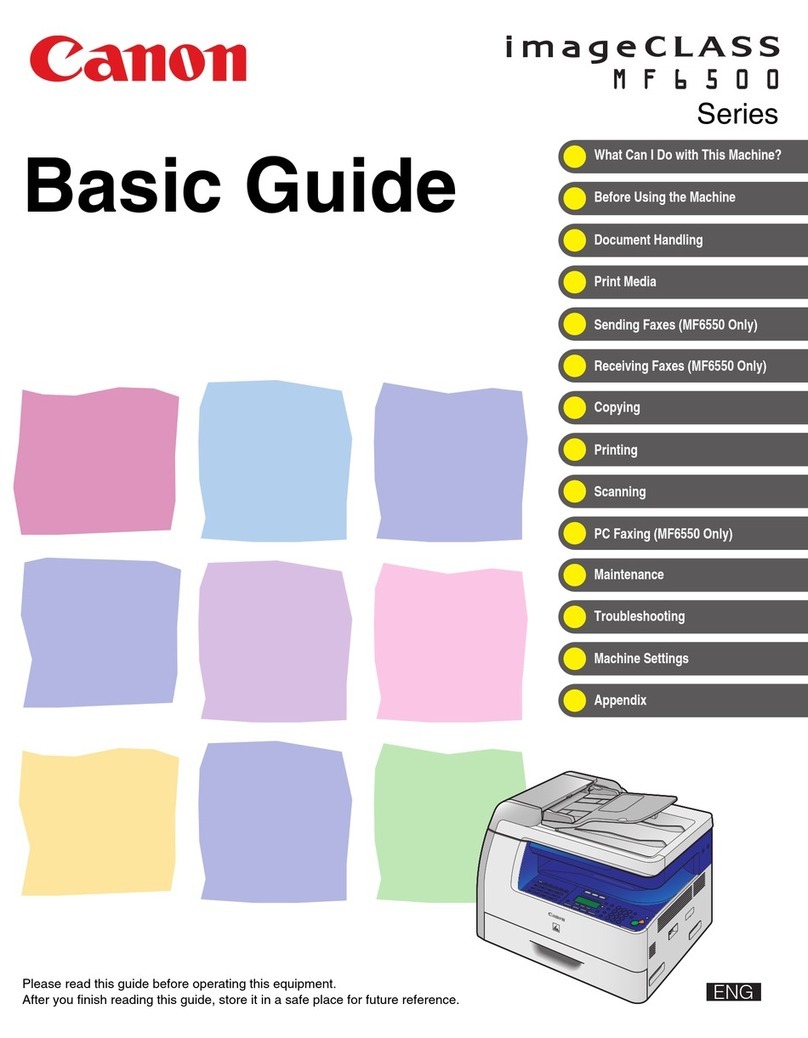 Canon imageCLASS MF6500 Series User guide