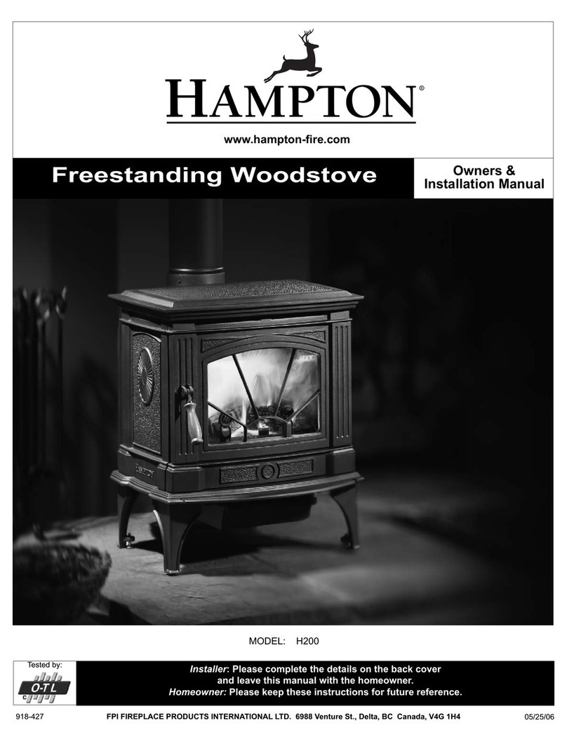 HAMPTON BAY H200 Owners & installation manual HAMPTON BAY H200 Owners & installation manual
