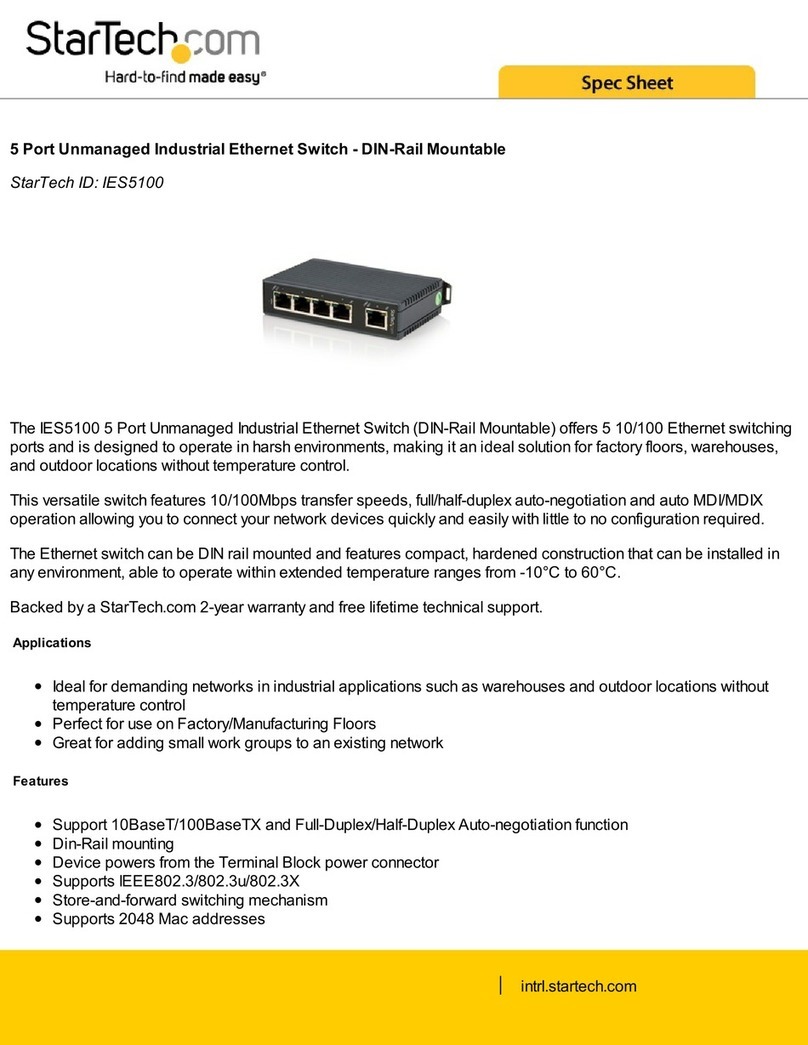 StarTech.com IES5100 User manual