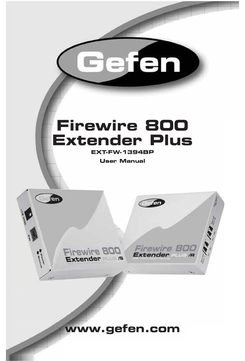 Gefen EXT-FW-1394BP User manual Gefen EXT-FW-1394BP User manual