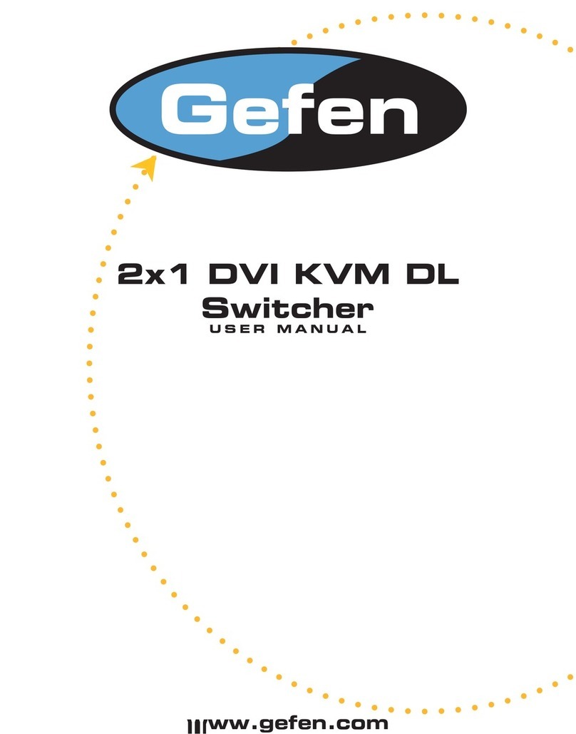 Gefen DVI KVM DL User manual