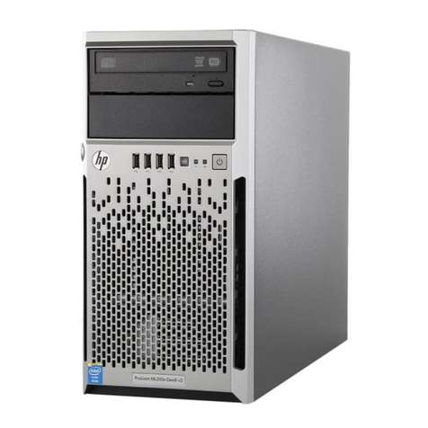 HP ProLiant ML310e Generation 8 (Gen8) User instructions