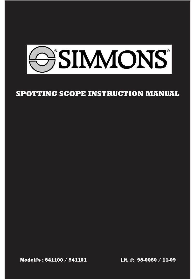 Simmons 841100 instruction manual