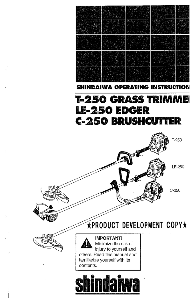 Shindaiwa T-250 Operating instrucktion