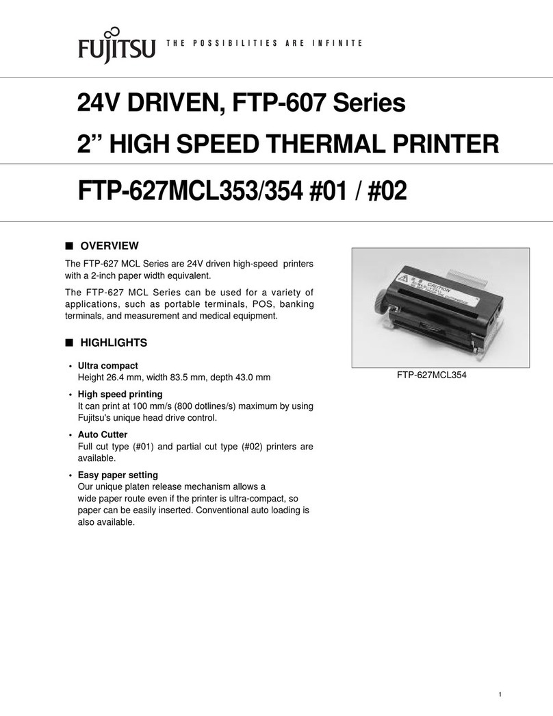Fujitsu FTP-627MCL354 User manual