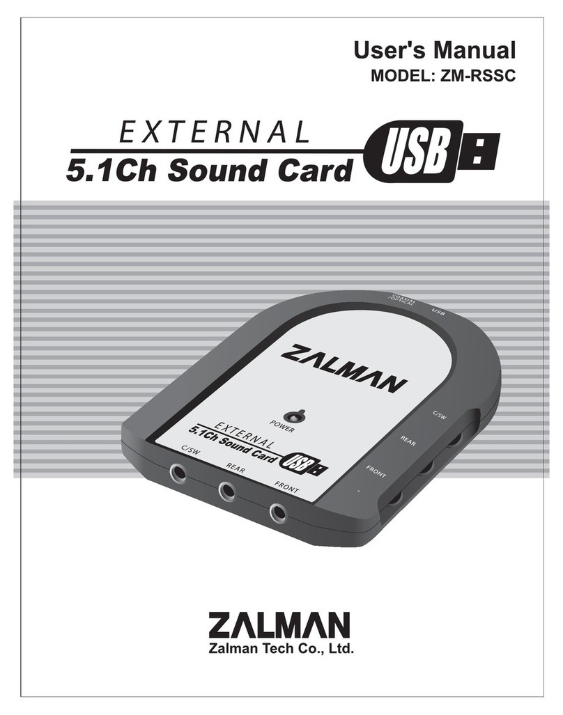 ZALMAN ZM-RSSC user manual