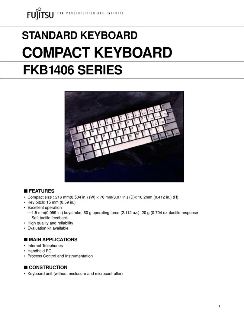Fujitsu FKB1406 Series User manual