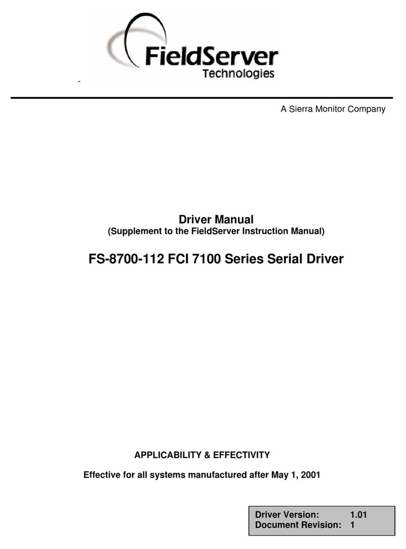 FieldServer FS-8700-112 manual&nbsp;