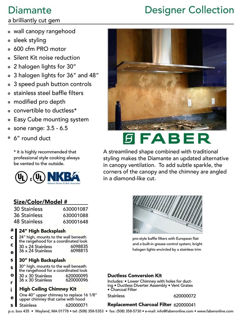 Faber Diamante 630001648 User manual