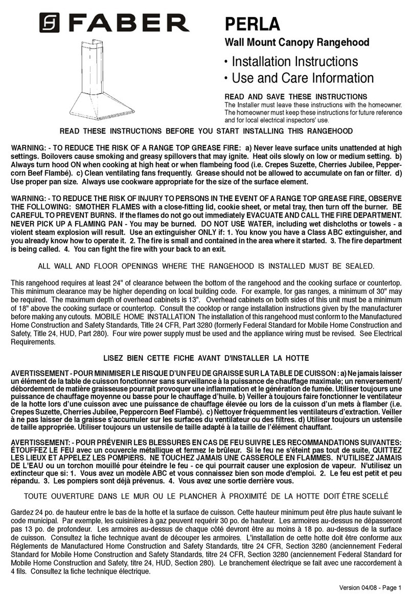 Faber Perla User manual