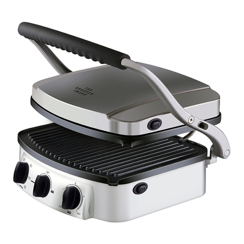 Sharper Image STAINLESS STEEL SUPER GRILL instruction manual