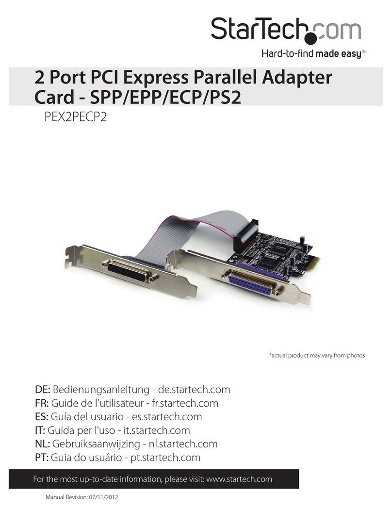 StarTech.com PEX2PECP2 User manual