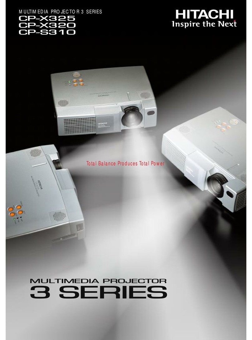 Hitachi CP-X320 User manual