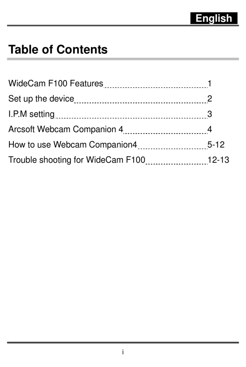 WideCam WideCam F100 user guide