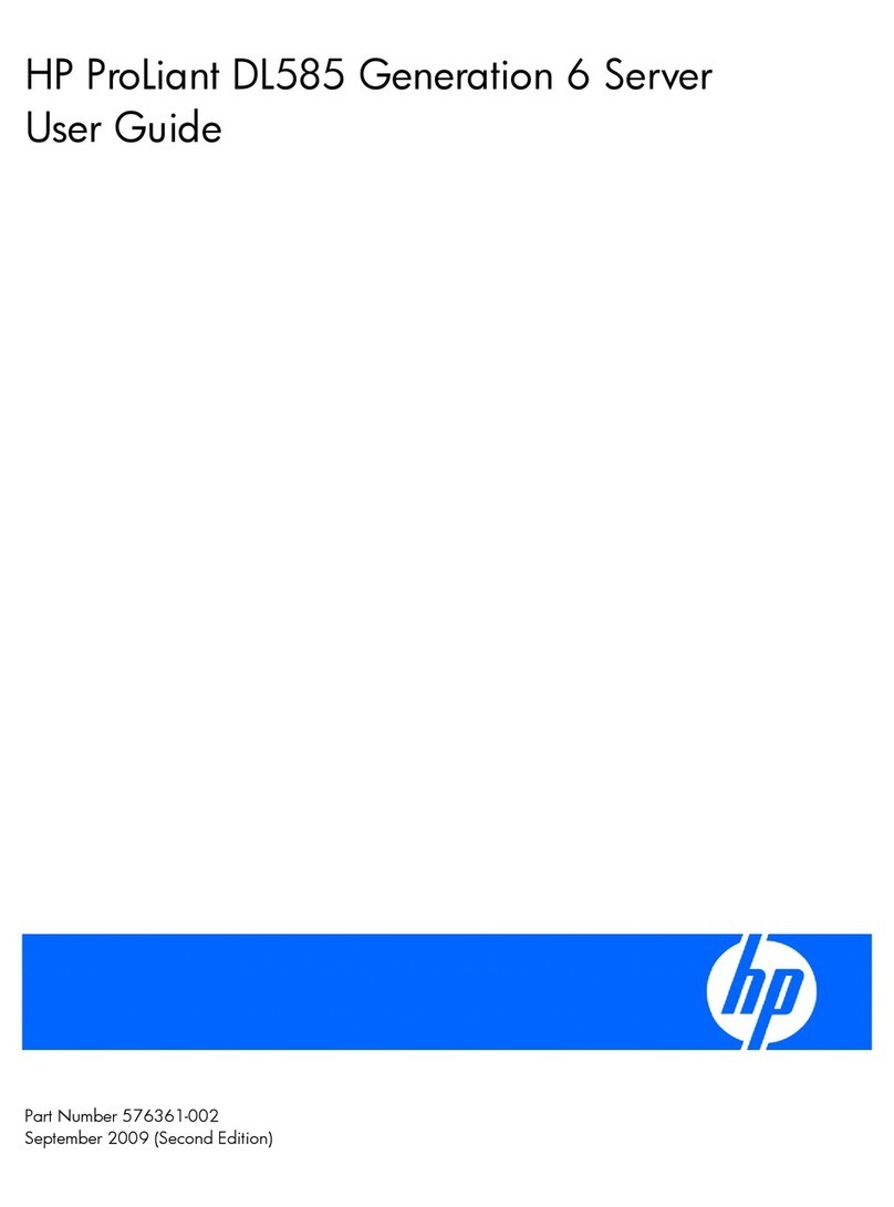 HP ProLiant DL585 User manual