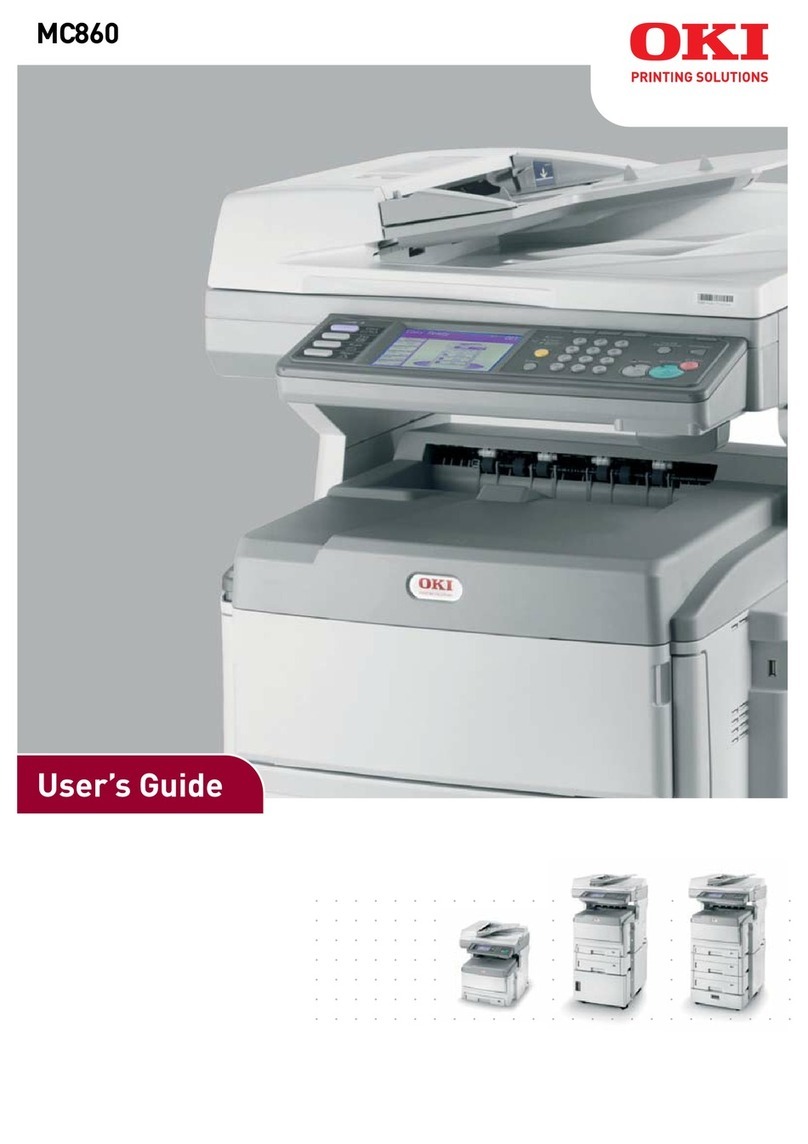 Oki MC860 MFP User manual
