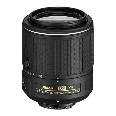 Nikon AF-S DX VR Zoom-Nikkor 55-200mm f/4-5.6G... Installation and operation manual